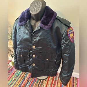 80s Mississippi Highway Patrol Police Jacket Patch Vintage 44 Regular Large